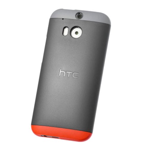 HTC Custodia Rigida per One M8, Grigio E Rosso