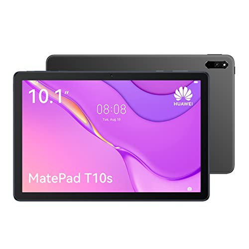 HUAWEI MatePad T 10s 2021 Tablet, Display da 10.1 , RAM da 4 GB, ROM da 128 GB, Processore Octa-Core, EMUI 10.1 con Huawei Mobile Services (HMS), Quad-Speaker, LTE, Blu (Deepsea Blue) (AGS3K-L09E)