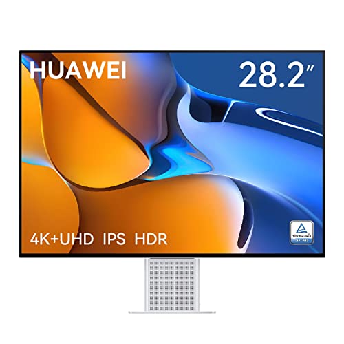 HUAWEI MateView - Monitor Wireles, 4K+ UHD, 3840 x 2560, 3:2, IPS, 98% DCI-P3, VESA DisplayHDR 400, Wireless Projection, Touchable OSD, USB-C, HDMI, Mini DP, Argento (Mystic Sliver), 28.2  