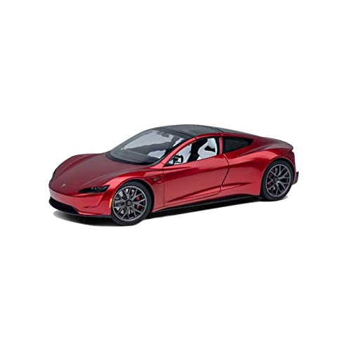 HYSXM 1:18 per Tesla Roadster in Lega Modello di Auto di Simulazione Souvenir per Adulti da Collezione Scala pressofuso Modello Auto