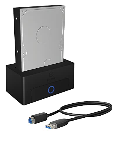 ICY BOX IB-1122-U3 SSD e hard disk docking station USB 3.0, SATA 2.5  e 3.5 , nero