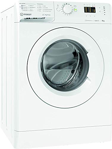 Indesit MTWA 91283 W IT, Lavatrice a Carica Frontale, 9 KG, D, 1200...