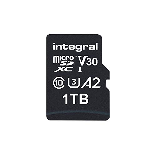 Integral 1TB Micro SD Card 8K e 4K Video Lettura 180MB s e scrittur...