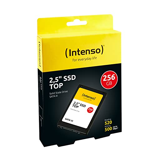 Intenso SSD Interno SATA3, 256Gb, 2.5 , Nero...