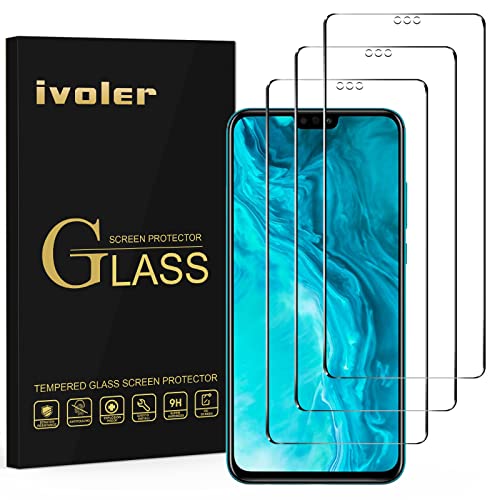 iVoler [3 Pack] Pellicola Vetro Temperato per Huawei Honor 9X Lite Huawei Honor View 10 Lite, Pellicola Protettiva, Protezione per Schermo - Transparente