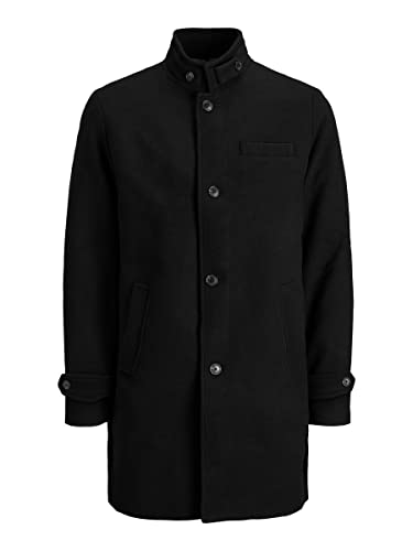 Jack & Jones Premium JPRBLAMELTON Wool Coat STS Cappotto, Nero, L U...