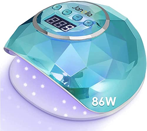 Janolia Lampada UV LED 86W, Può Curare Rapidamente i Raggi UV Gel,...
