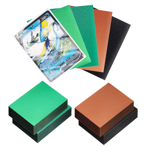 Jinhuaxin 200 Buste Proteggi Carte, Transparent Custodie per Carte Standard, 4 colori Soft Sleeves, bustine protettive per YuGiOh Carte, Ultimate Guard