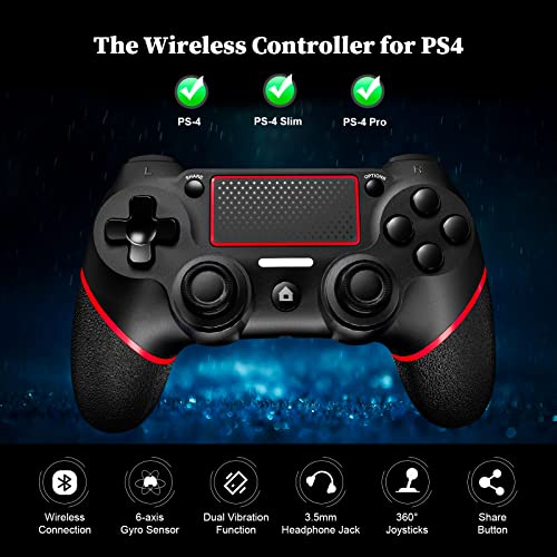Juuzii Wireless Controller per PS4, Wireless Game Joystick per PS4 ...