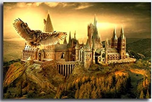 JYSHC Puzzle di Legno 1000 Pezzi Harry Potter Hogwarts Puzzle Giocattoli Educativi per Regalo di Compleanno per Adulti Fe774Jw