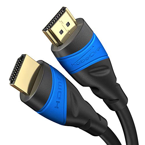 KabelDirekt – 2 m – Cavo HDMI 4K (4K@120 Hz e 4K@60 Hz per una spettacolare esperienza Ultra HD – High Speed con Ethernet, compatibile con HDMI 2.0 1.4, Blu-ray PS4 PS5 Xbox Series X Switch, nero)