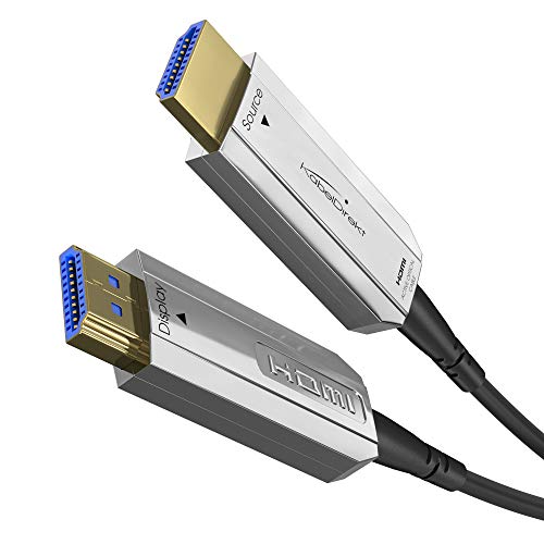 KabelDirekt – 50m Cavo HDMI Ottico, Compatibile con (HDMI 2.0a b,...