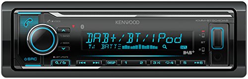 Kenwood KMM-BT504DAB Elettronica Bluetooth Autoradio, Nero
