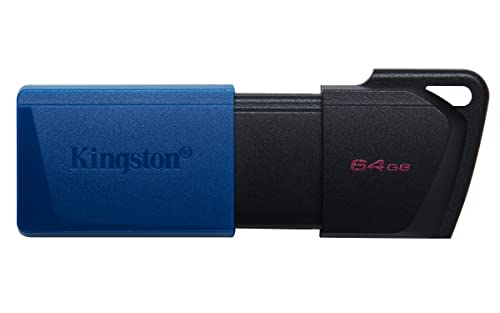 Kingston DataTraveler Exodia M DTXM 64GB USB 3.2 Gen 1 - con tappo mobile, Nero
