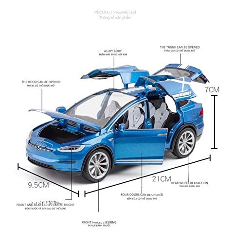 Kit Modellini Auto Classici Simulazione 1:20 for Tesla Model X Mode...