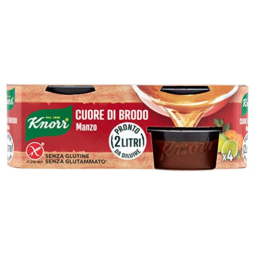 Knorr Cuore di Brodo Manzo, 4 x 28g, 112g