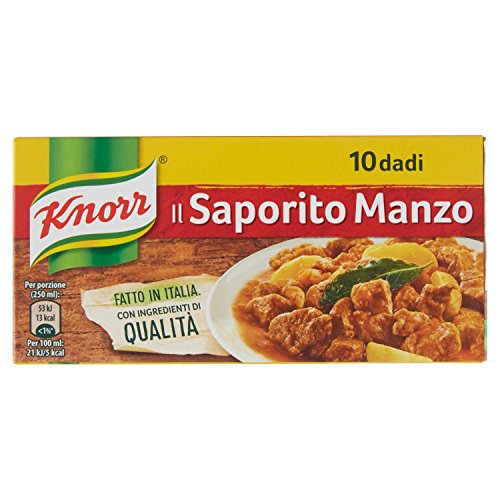Knorr Dado Saporito Manzo 10 Cubetti, 100g