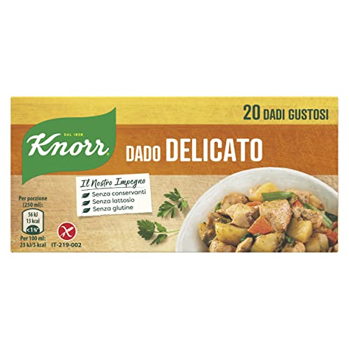 Knorr Gusto Delicato 20 Cubi Cubi Rico di Sapore, 200g