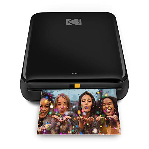 Kodak Step stampante Stampante fotografica portatile, wireless, tecnologia ZINK Zero Ink, app Kodak gratuita per iOS e Android, Stampa foto adesive 2 x3  da dispositivi Bluetooth o NFC, Nero