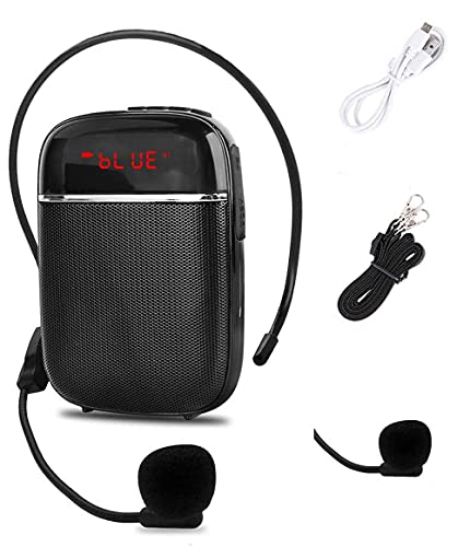 kozyone Amplificatore vocale Bluetooth Portatile, Mini Altoparlante cablato Ricaricabile con Microfono, per Insegnanti, Guide turistiche, Pullman e Altro.