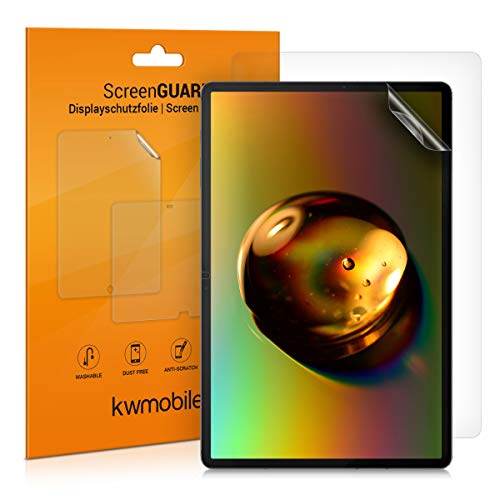 kwmobile 2X Pellicola Compatibile con Samsung Galaxy Tab S7 Plus Tab S7 Fe - Set pellicole Pellicola Display Protezione Schermo - Senza Bolle d Aria