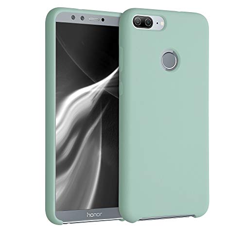 kwmobile Custodia Compatibile con Honor 9 Lite - Cover in Silicone TPU - Back Case per Smartphone - Protezione Gommata Menta Matt