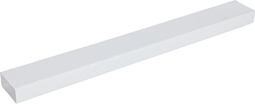 La Ventilazione CT1126B CT1126B-Y Tubo per Aerazione Canalizzata Rettangolare in PVC, 120x60 mm, Bianco
