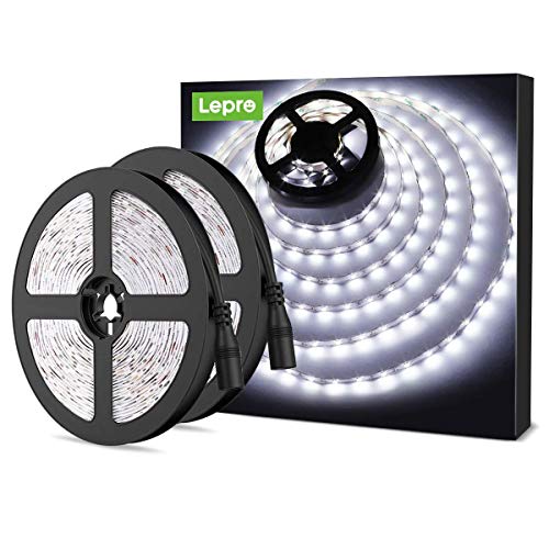 LE Striscia LED 10M 600 LED SMD 2835 Bianco Diurno 6000K, Luce Nast...