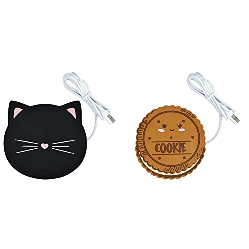 Legami Scalda tazza USB, Cat & Warm It Up Scalda Tazza USB, 1 Pints, Plastica, Cookie