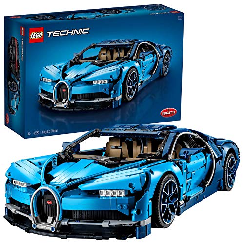 LEGO 42083 Technic Bugatti Chiron, Set di Costruzioni per Adulti con Modellino Auto Sportiva Fai da Te, Macchina da Corsa da Collezione Esclusiva