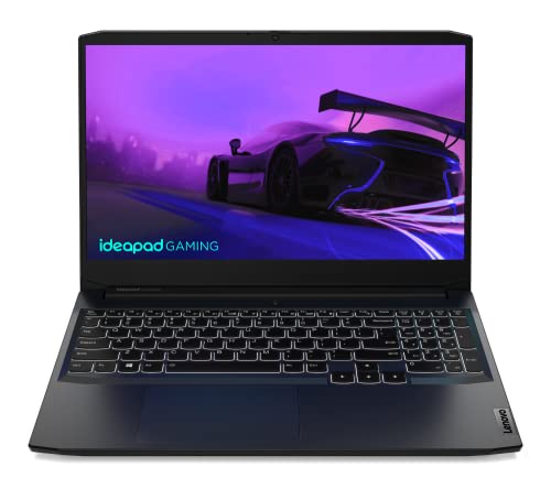 Lenovo IdeaPad Gaming serie 3 - Laptop per gaming da 15 , AMD Ryzen 5, 8 GB di RAM, SSD 512 GB, Nvidia GeForce RTX 3050, Windows 10, colore nero (shadow black)