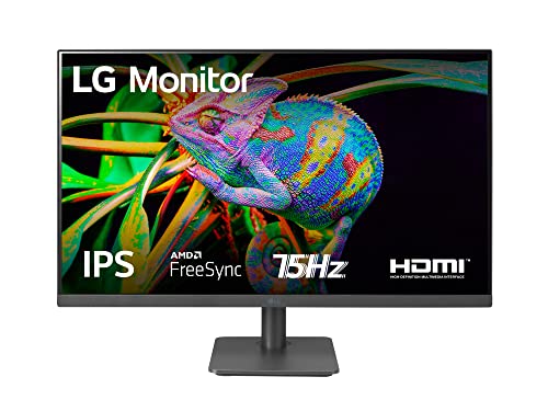 LG 27MP400 Monitor 27  Full HD LED IPS, 1920x1080, 5ms, AMD FreeSync 75Hz, VGA, HDMI 1.4 (HDCP 1.4), Flicker Safe, Grigio Antracite