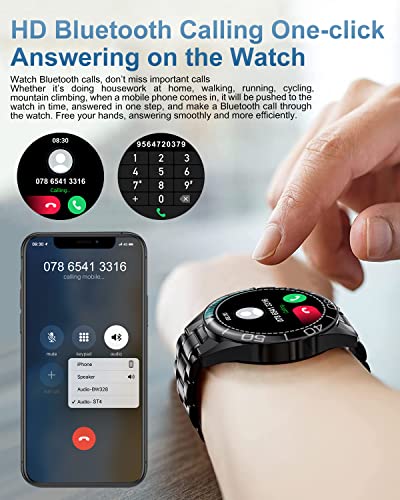 LIGE Smartwatch Uomo Chiamate in Vivavoce, 1,3  HD Touch Screen Sma...