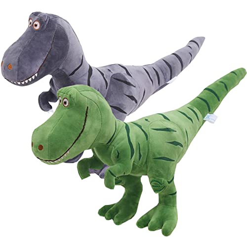 Liuer Dinosauri Giocattoli 2PCS Compleanno Dinosauro Accessori Piccolo T-Rex Dinosauro Indominus Rex Dinosauro Giocattolo per Ragazze Regalo Festa Compleanno Bomboniere Bambina Bambini