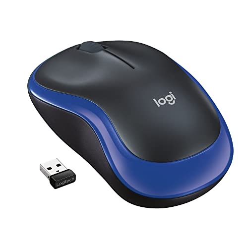 Logitech M185 Mouse Wireless, 2,4 GHz con Mini Ricevitore USB, Dura...