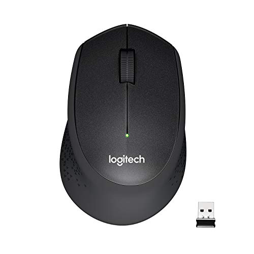 Logitech M330 SILENT PLUS Mouse Wireless, 2,4 GHz con Ricevitore USB Nano, Tracciamento Ottico 1000 DPI, Durata Batteria di 2 Anni, Compatibile con PC, Mac, Laptop, Chromebook - Nero
