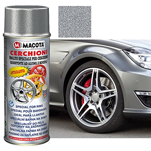 MACOTA 1210077 Vernice Argento Ruote Spray Smalto Speciale per Cerchioni-cod. 05691, 400 ml (Confezione da 1)
