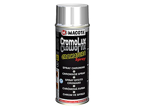Macota CROMOLUX Vernice Cromata Spray 400ml Cromatura Resistente al...