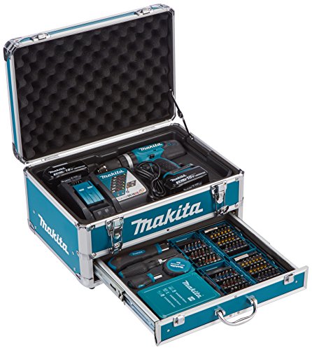Makita DHP453RYX2 Trapano avvitatore a percussione, 2 batterie 18 V...