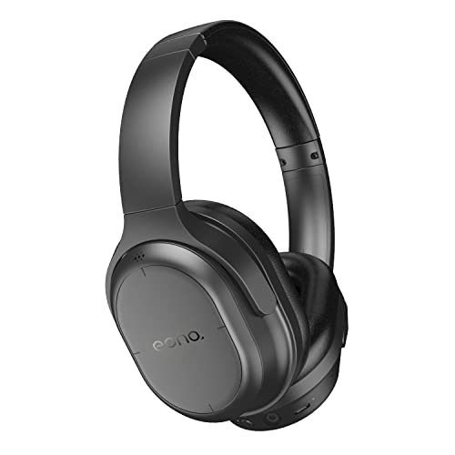 Marchio Amazon, Harman progettate Eono - Cuffie over ear Bluetooth con cancellazione del rumore ANC, suono con bassi profondi, chiamate, 35+ Ore di batteria - nero