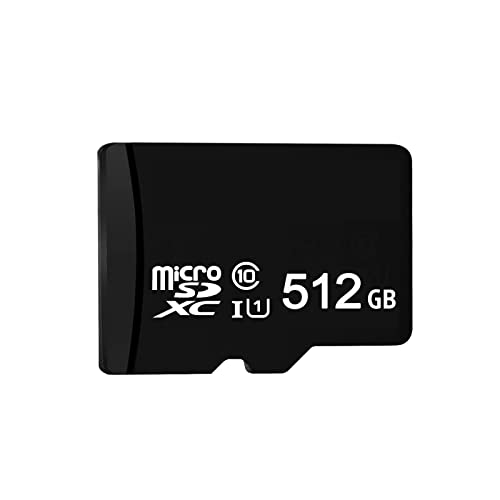 Micro SD 512 GB, Scheda microSDXC UHS-I, Lettura Fino a 150MB s, dispositivi di gioco portatili, Smartphone e Tablet microSD da 512GB