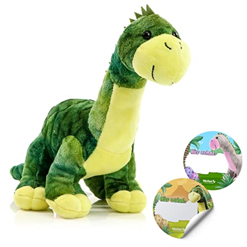Minifeet Dino Tino - Peluche a forma di dinosauro, regalo pasquale per bambini, bambine, bambine, ragazzi e compleanni, coccole