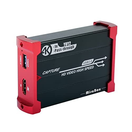 Mirabox Scheda USB 3.0 HDMI Game Capture 1080p 60 fps HD Video regi...