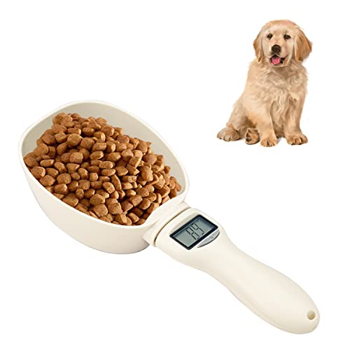 Misurino Contenitore Crocchette Cane Paletta per Alimenti con Display LCD Tazze di misurazione Cat Dry Food Cucchiaio Digitale Bilance per Cani