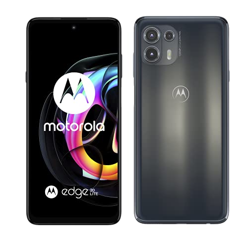 Motorola edge 20 lite (108 MP, 5G, Display OLED 6.7  HDR10+, batteria 5000 mAH, Dual SIM, 6 128GB, Android 11), Electric Graphite