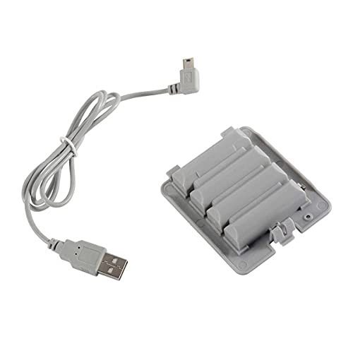 Mr. Gadget Solution NUOVO 3800 mAh USB Batteria Ricaricabile per Wii Fit Balance Board UK Venditore, bianco, WIIFIT-BAT