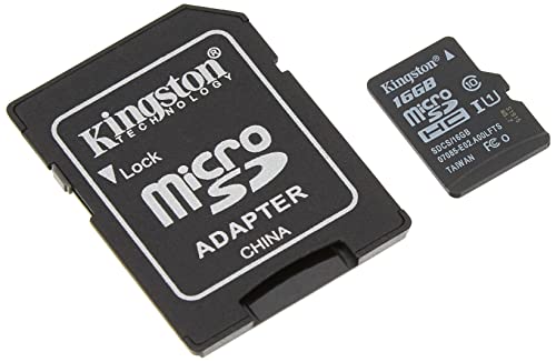 Kingston SDCS 16GB Canvas Select MicroSD, Velocità UHS-I di Classe...