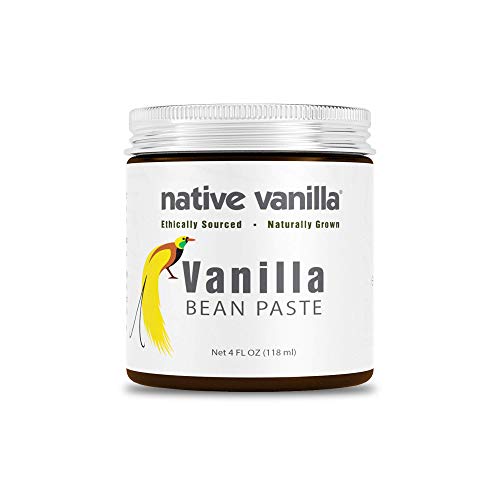 Native Vanilla - Pasta di bacche di vaniglia pura e naturale 118 ml (4 oz) - Per gli chef e la cucina casalinga, la cottura e la preparazione di dolci