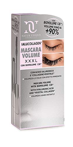 Natur Unique Mascara XXXL Volume - Fino al 90% di extra volume. Con Acido Ialuronico e Collagene Vegetale
