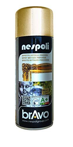 Nespoli Bomboletta Spray Aerosol Cromato Oro Effetto Metallizzato 400ml